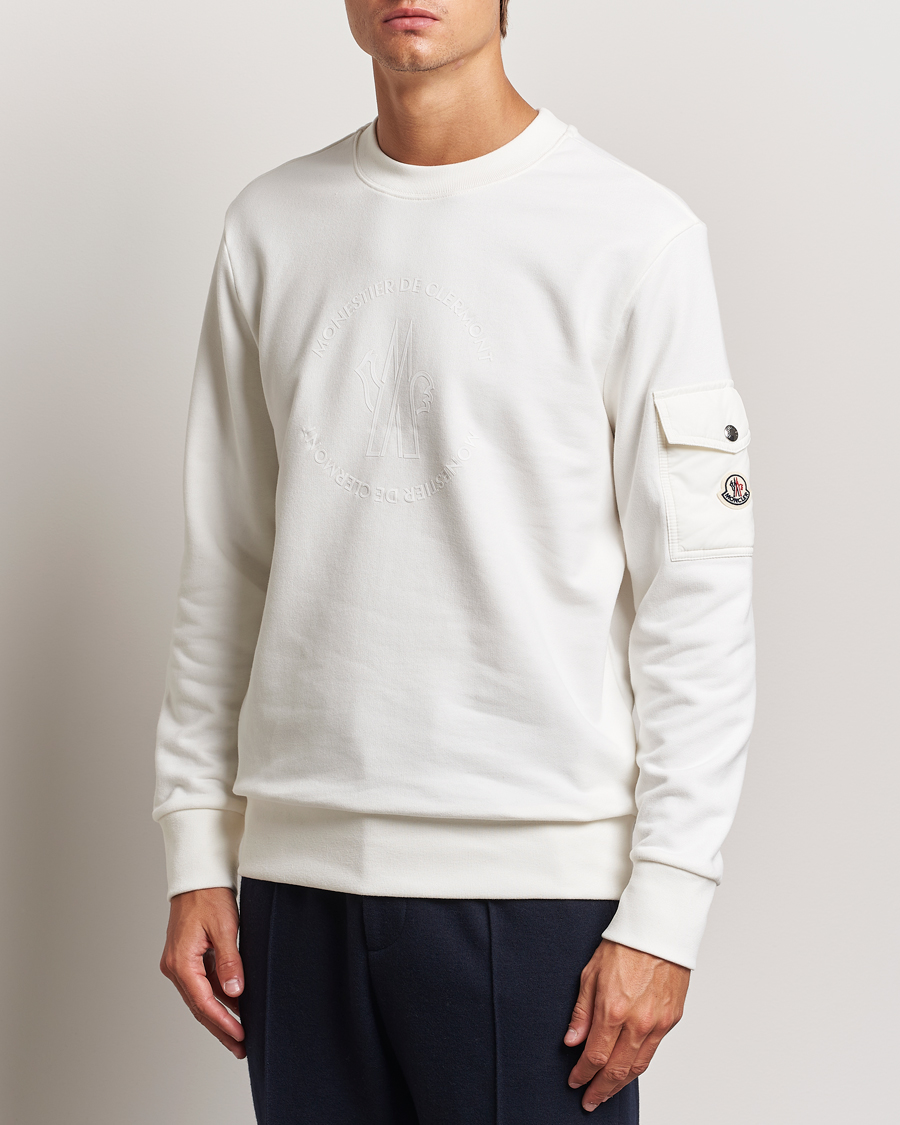 Mies |  | Moncler | Pocket Sleeve Sweatshirt Off White