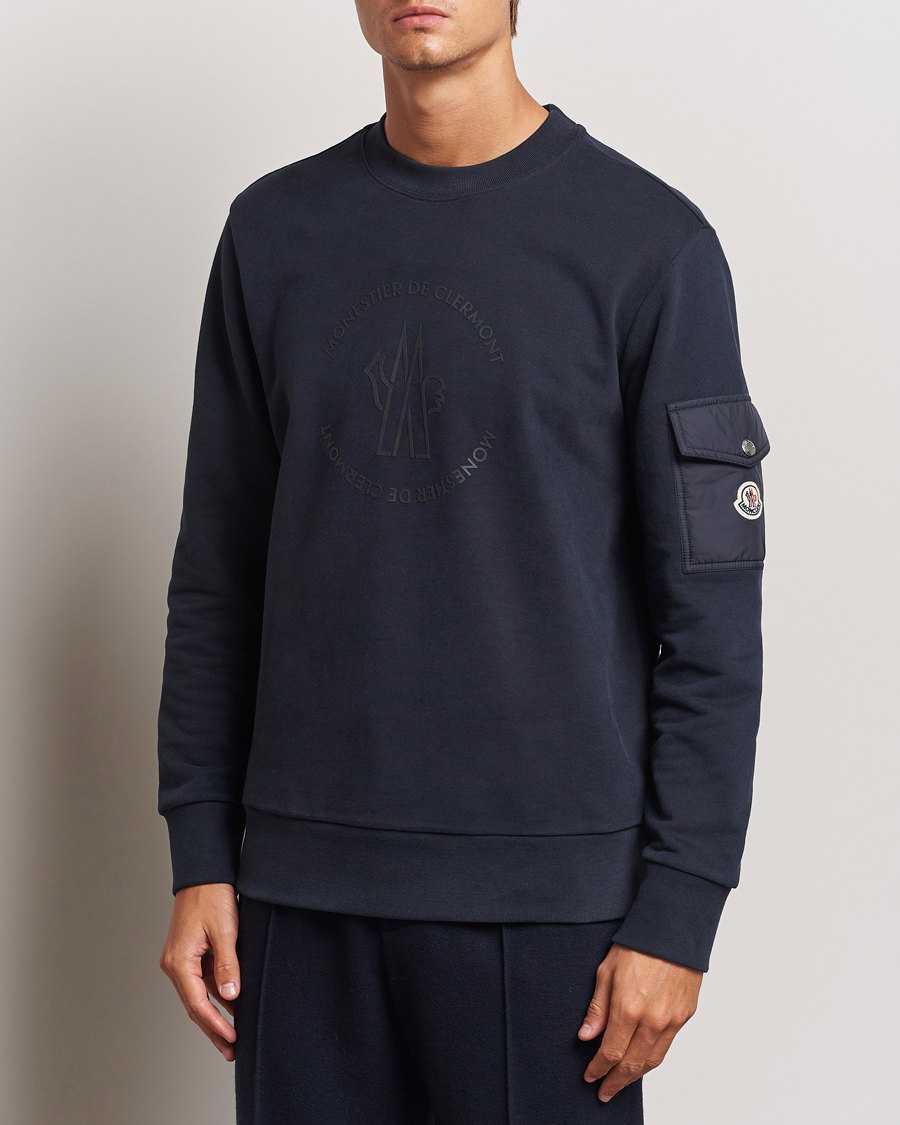 Mies |  | Moncler | Pocket Sleeve Sweatshirt Navy