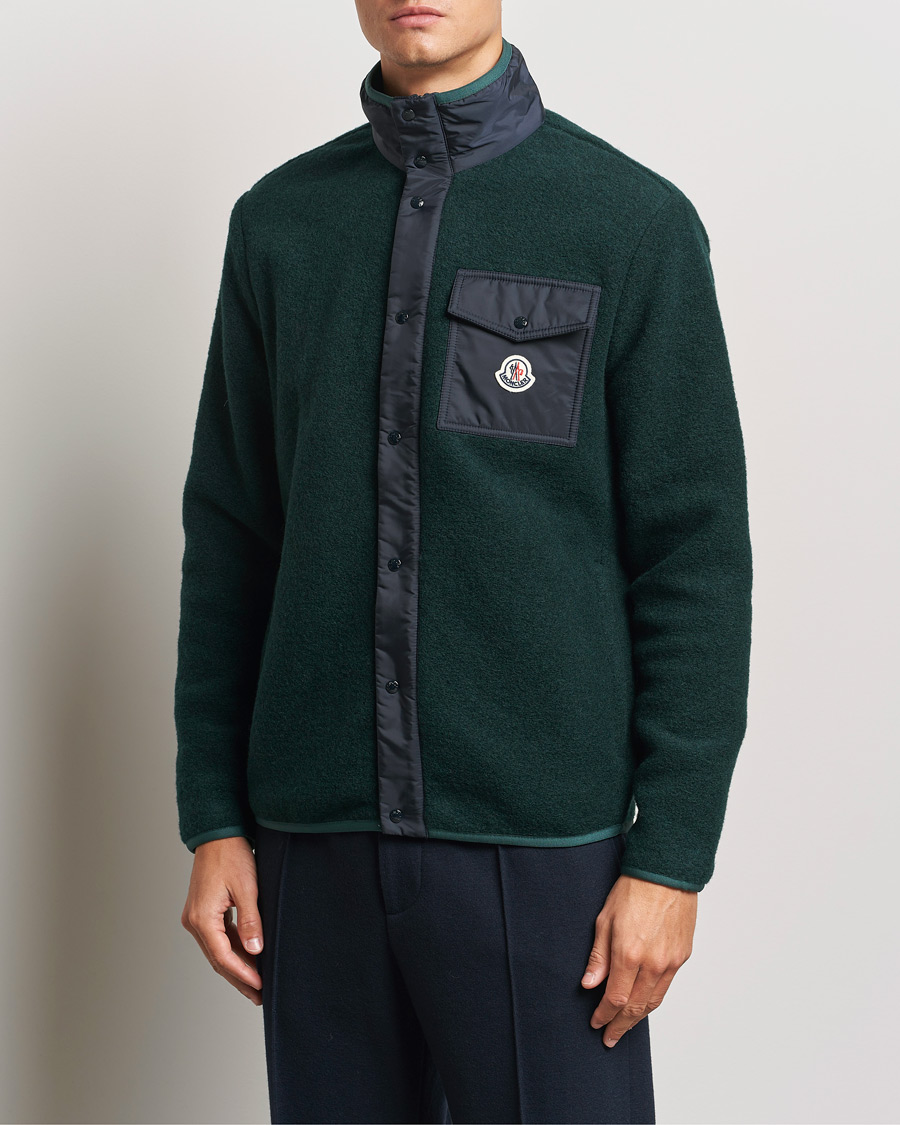 Mies |  | Moncler | Full Zip Pocket Cardigan Navy