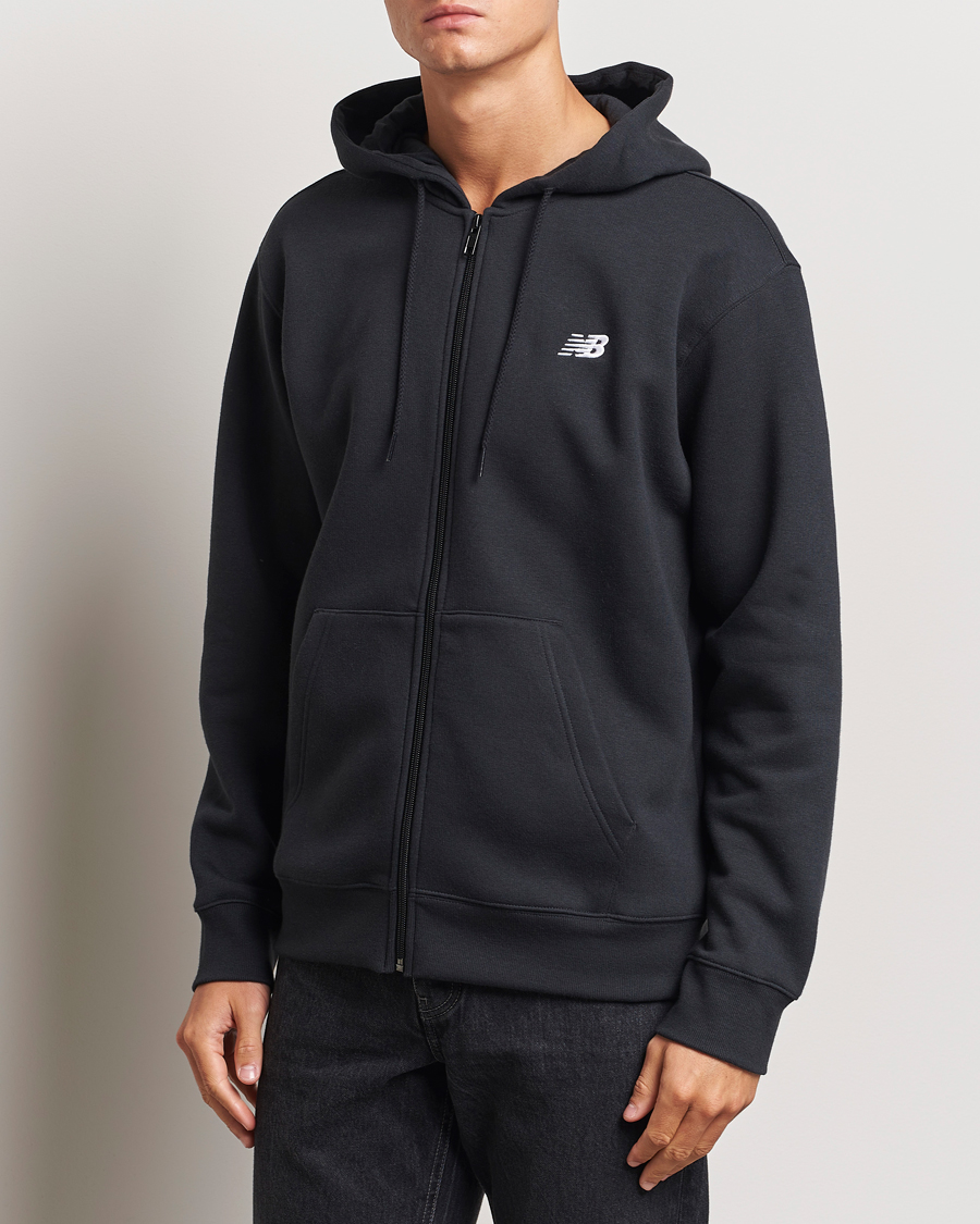 Mies |  | New Balance | Essentials Full Zip Fleece Hoodie Black