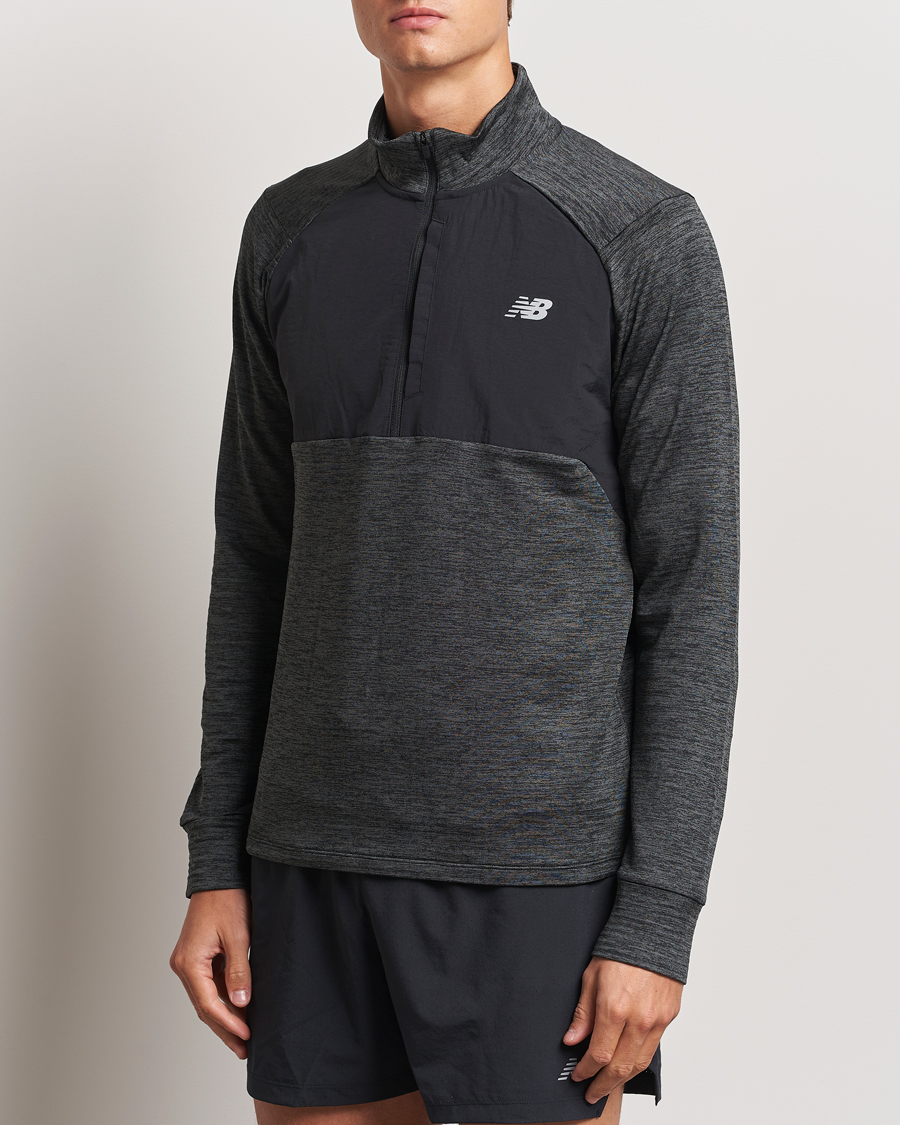 Mies |  | New Balance Running | Heat Grid Half Zip Black