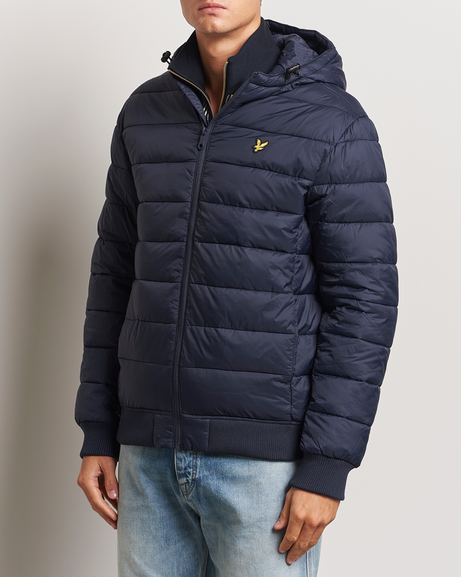 Mies |  | Lyle & Scott | Wadded Hooded Jacket Dark Navy