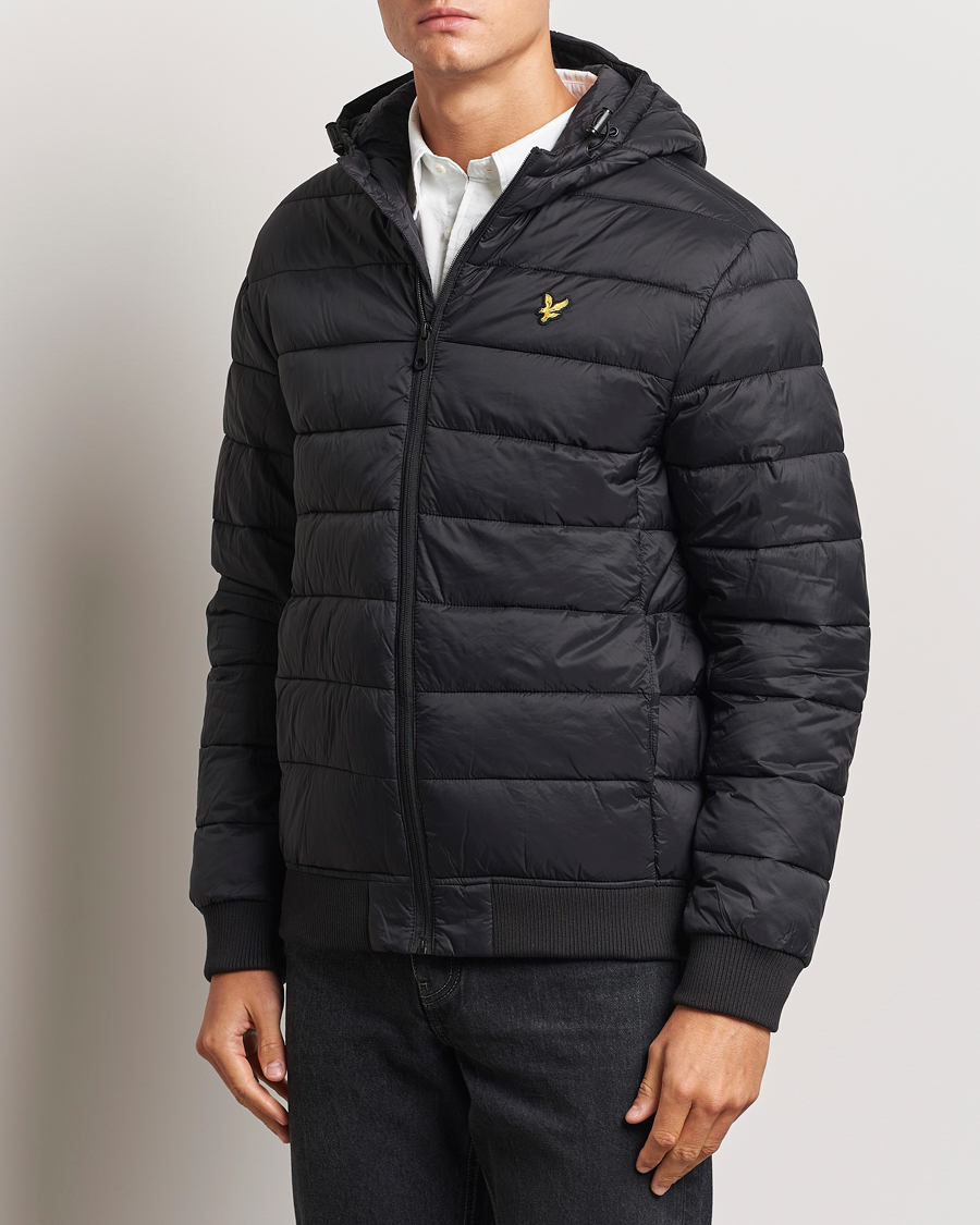 Mies |  | Lyle & Scott | Wadded Hooded Jacket Jet Black