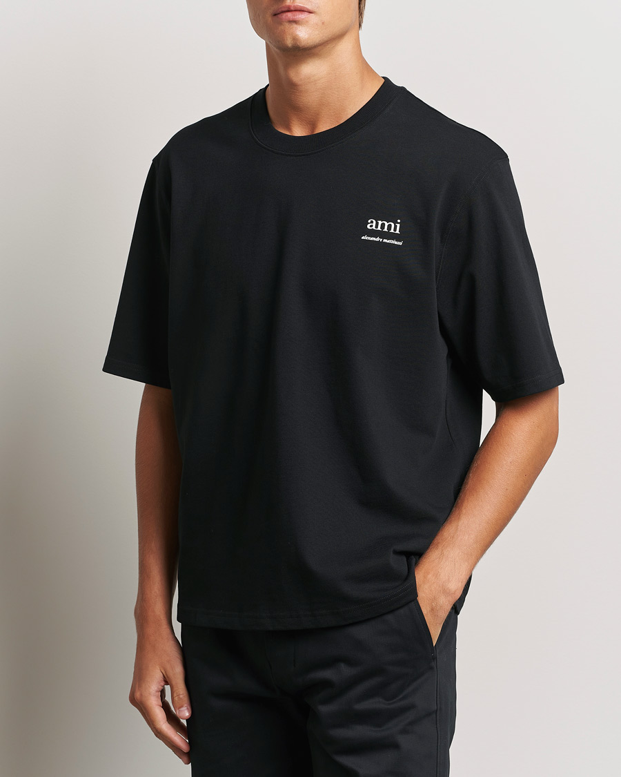 Mies |  | AMI | Logo T-Shirt Black