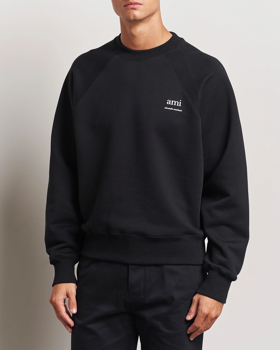 Mies |  | AMI | Logo Sweatshirt Black