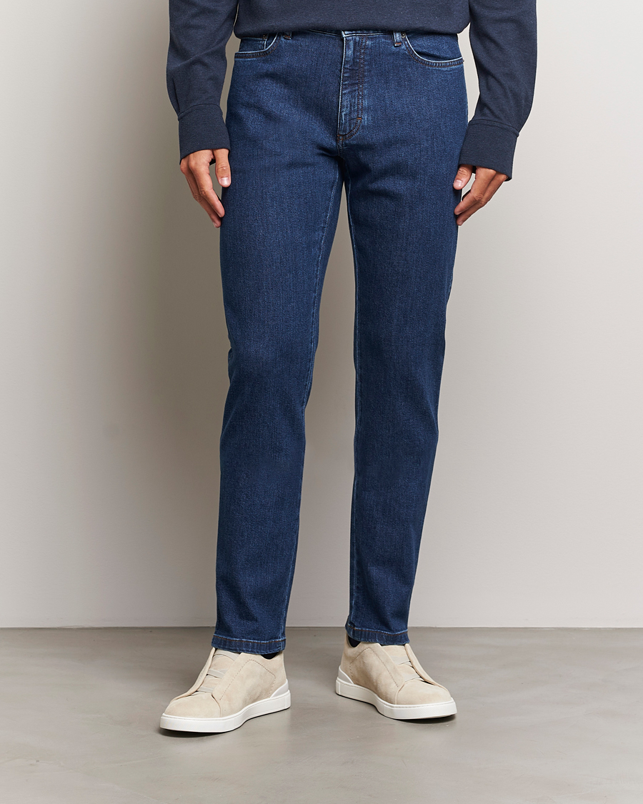 Mies |  | Zegna | 5-Pocket Denim Jeans Stone Washed