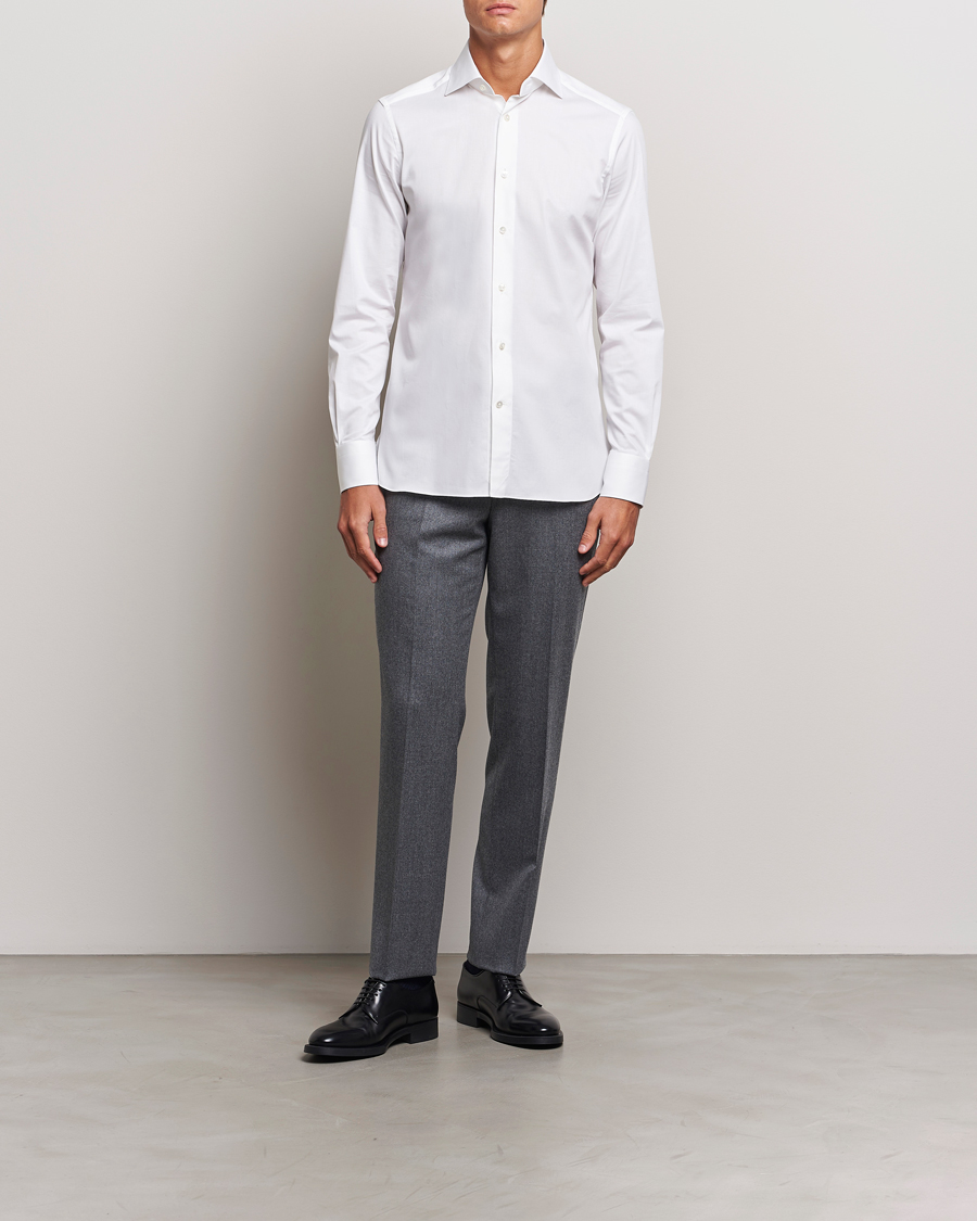 Mies |  | Zegna | Slim Fit Dress Shirt White