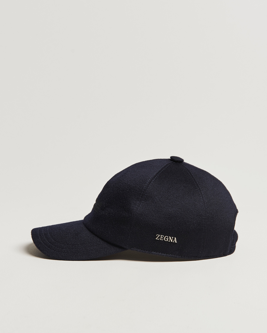 Mies |  | Zegna | Cashmere Baseball Cap Navy