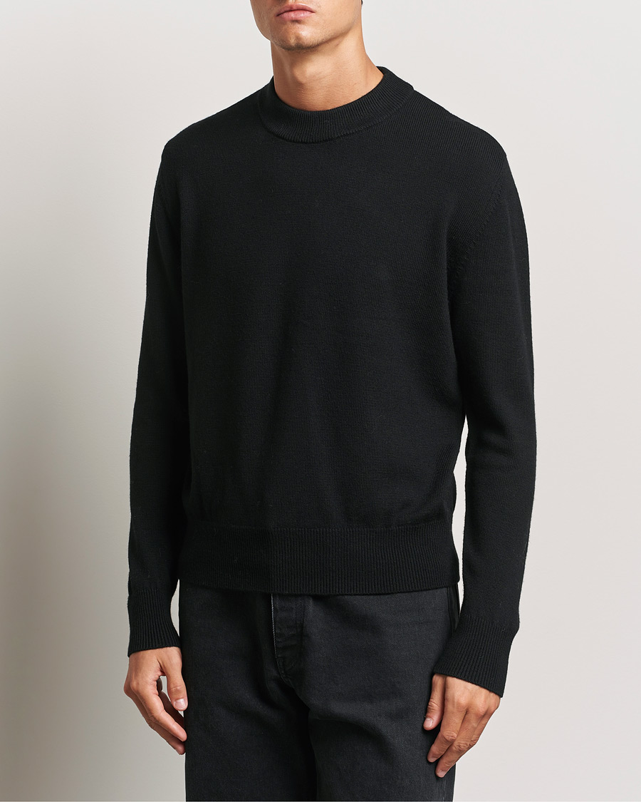 Mies |  | Sunflower | Moon Merino Crewneck Black