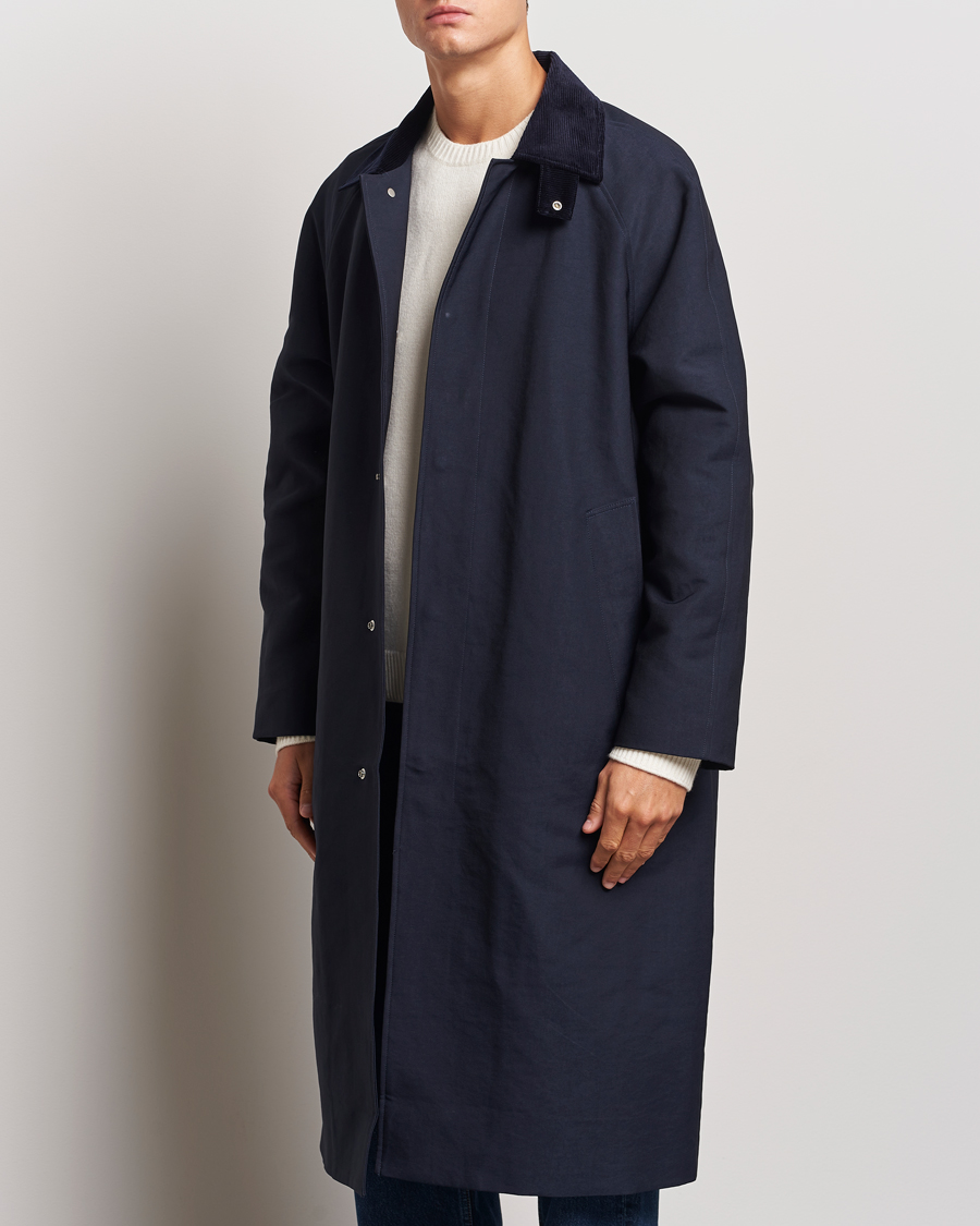 Mies | Päällystakit | Sunflower | Raglan Coat Navy