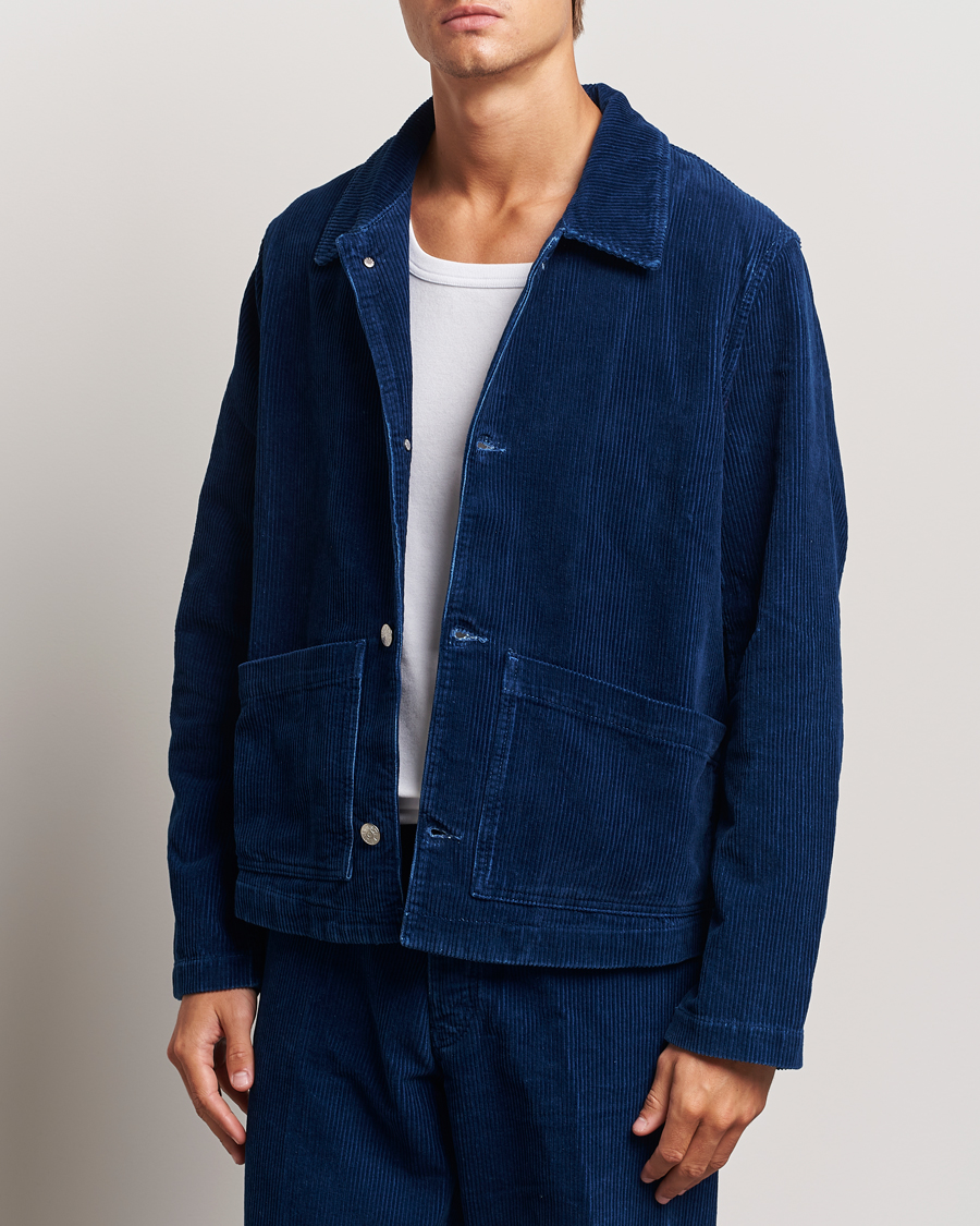 Mies |  | Sunflower | Corduroy Worker Jacket Indigo