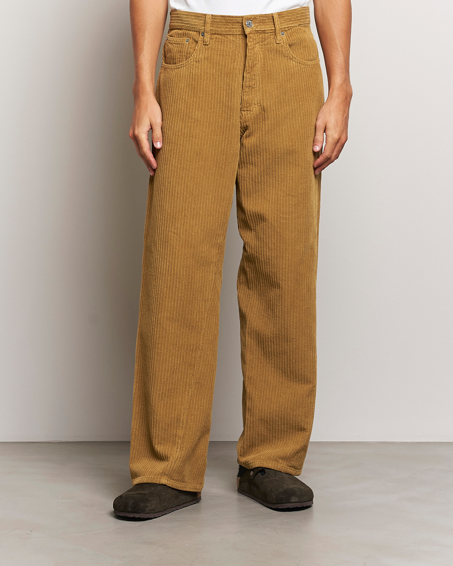 Mies |  | Sunflower | Wide Twist Corduroy Pants Ochre