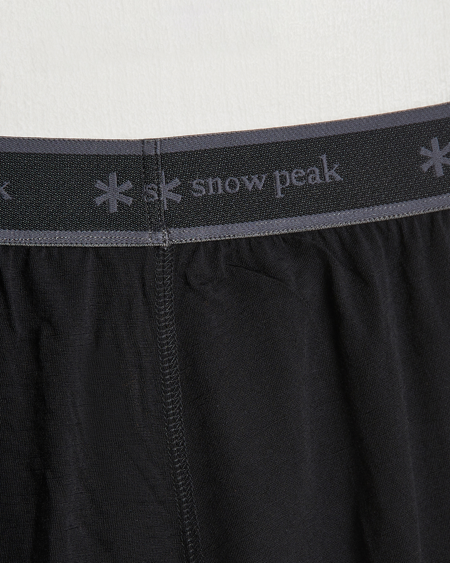 Mies |  | Snow Peak | Merino Wool Tights Black