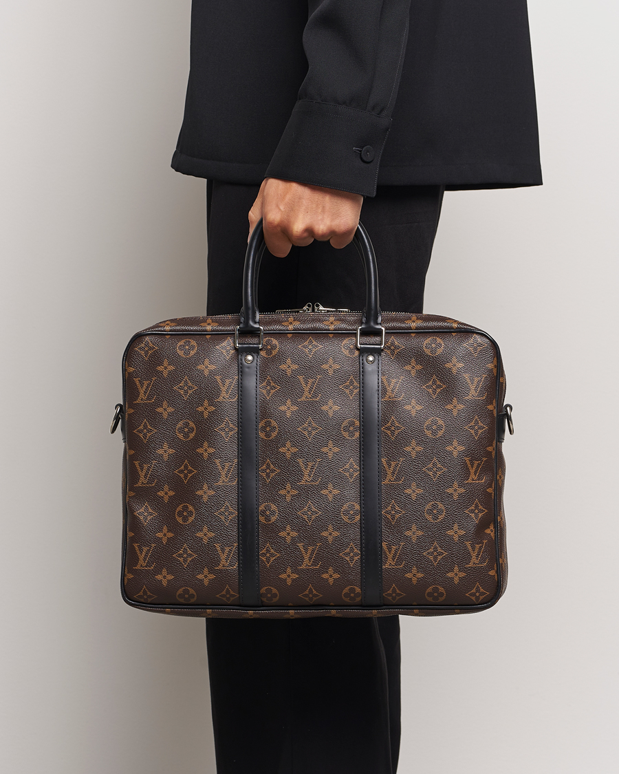 Mies | Pre-Owned & Vintage Bags | Louis Vuitton Pre-Owned | Porte-Documents Voyage Briefcase Monogram