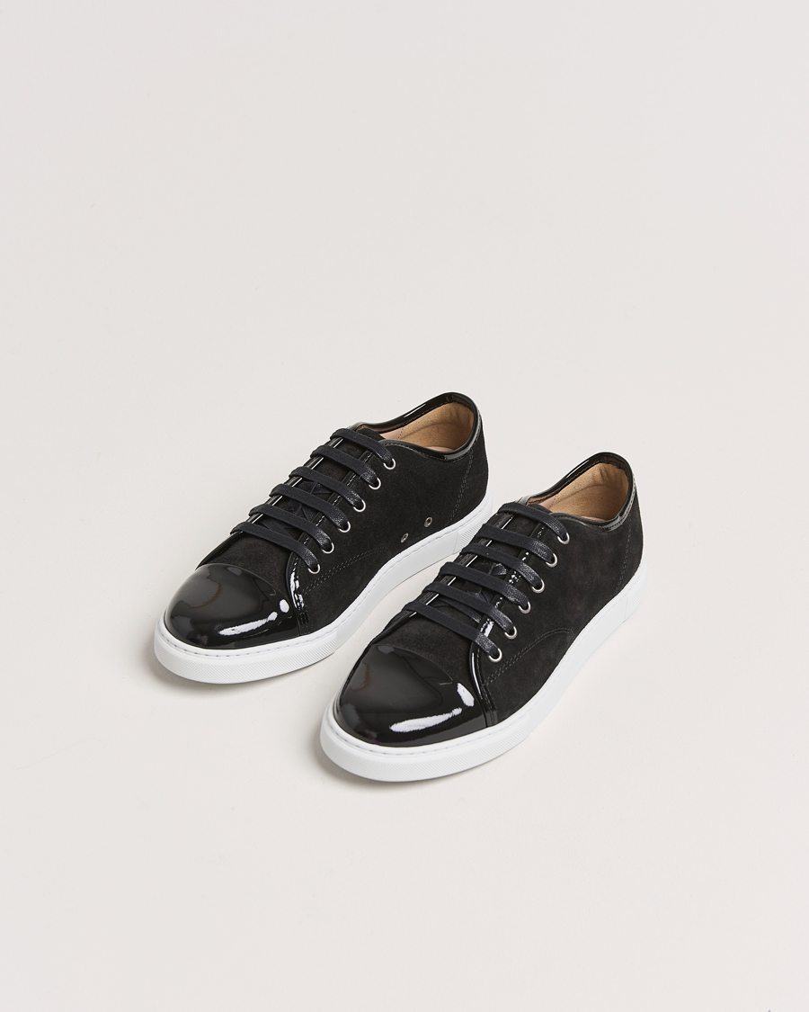 Mies | Vain Care of Carlilta | Lanvin | Womens Patent Cap Toe Sneaker Black