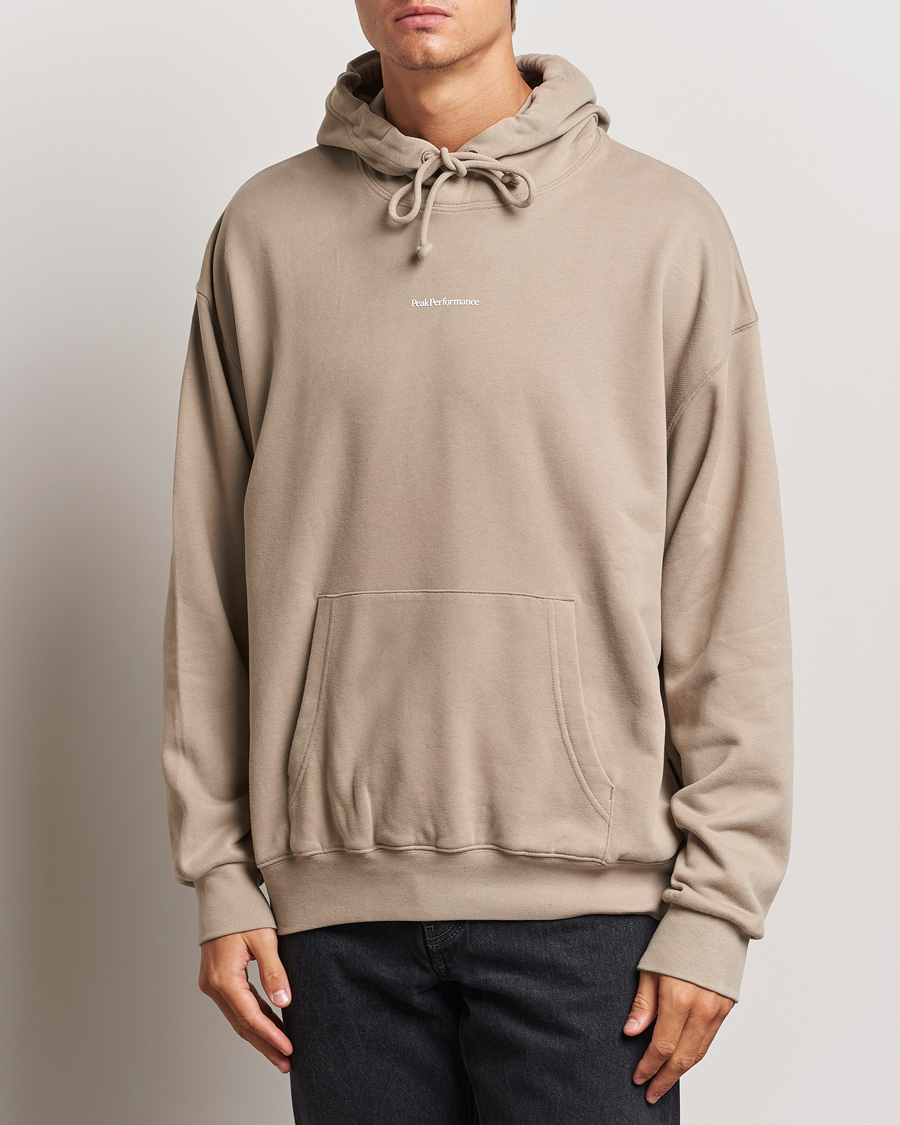 Mies |  | Peak Performance | Original Terry Hoodie Avid Beige