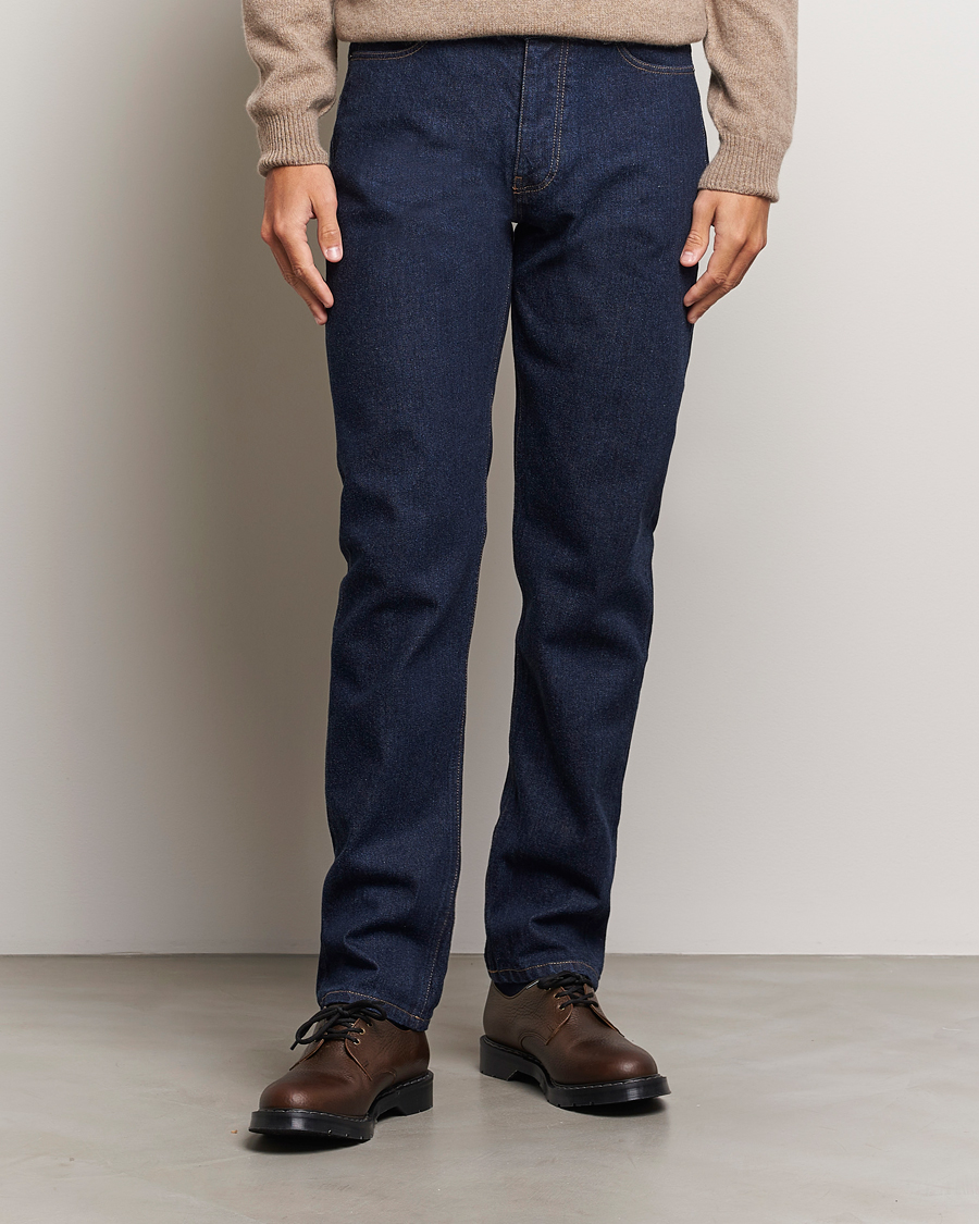 Mies |  | Sunspel | Regular Fit Jeans Rinse Wash