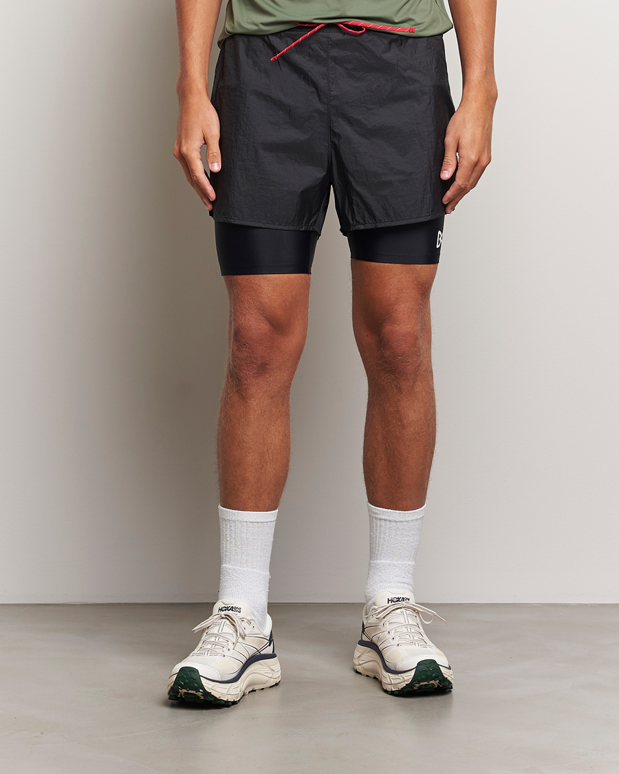 Mies | Shortsit | District Vision | Ripstop Layered Trail Shorts Black