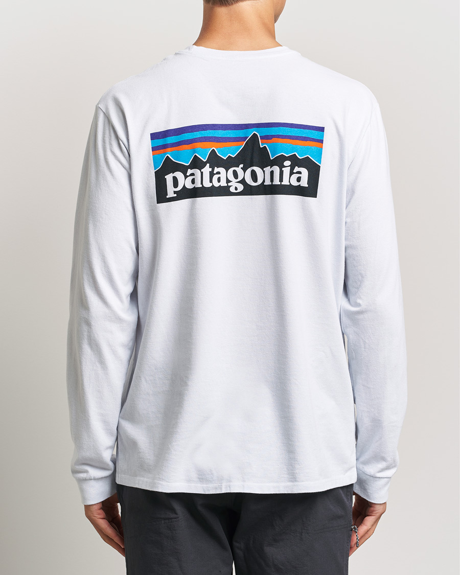 Mies |  | Patagonia | P-6 Logo Responsibiliti T-Shirt White