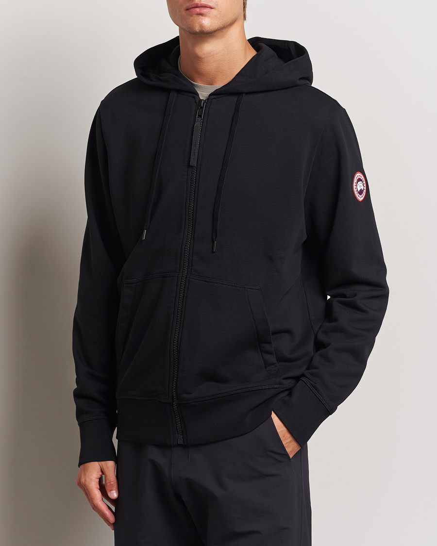 Mies |  | Canada Goose | Huron Full Zip Hoodie Black