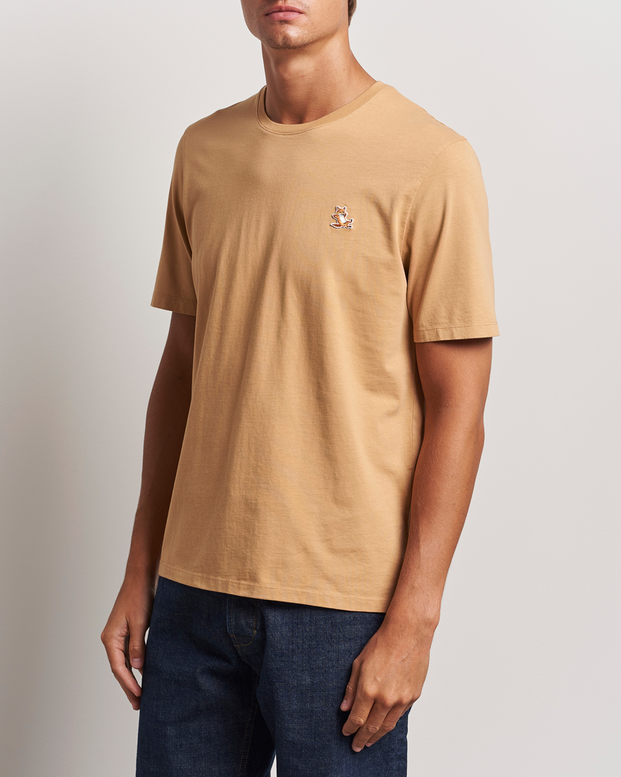 Mies |  | Maison Kitsuné | Chillax Fox T-Shirt Chamomile Beige