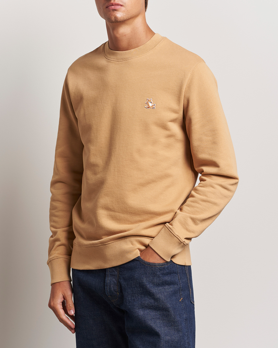 Mies |  | Maison Kitsuné | Chillax Fox Sweatshirt Chamomile Beige