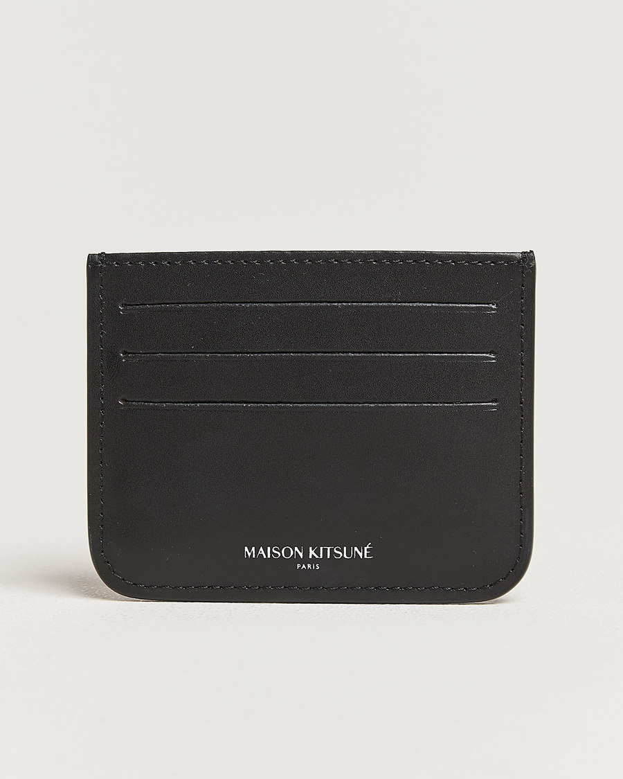 Mies |  | Maison Kitsuné | Fox Head Card Holder Black