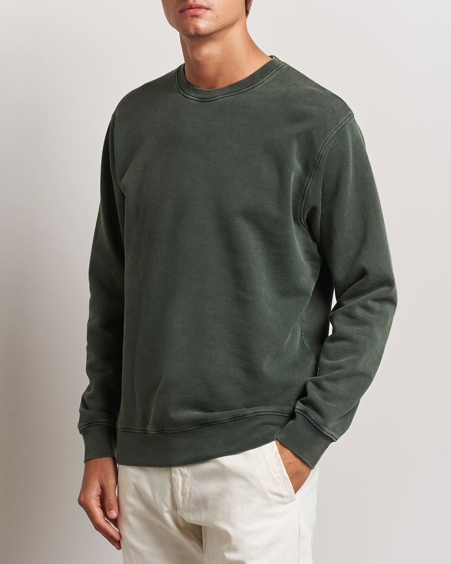 Mies |  | Colorful Standard | Classic Organic Crew Neck Sweat Midnight Forest