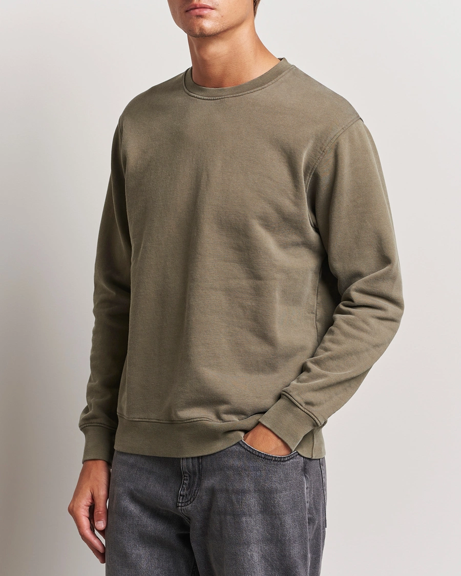 Mies |  | Colorful Standard | Classic Organic Crew Neck Sweat Misty Brown