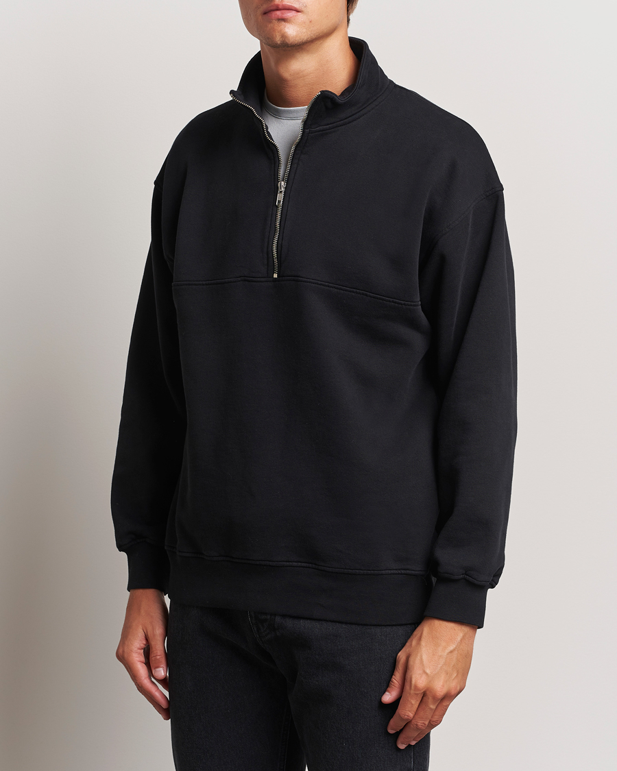 Mies |  | Colorful Standard | Classic Organic Half-Zip Deep Black