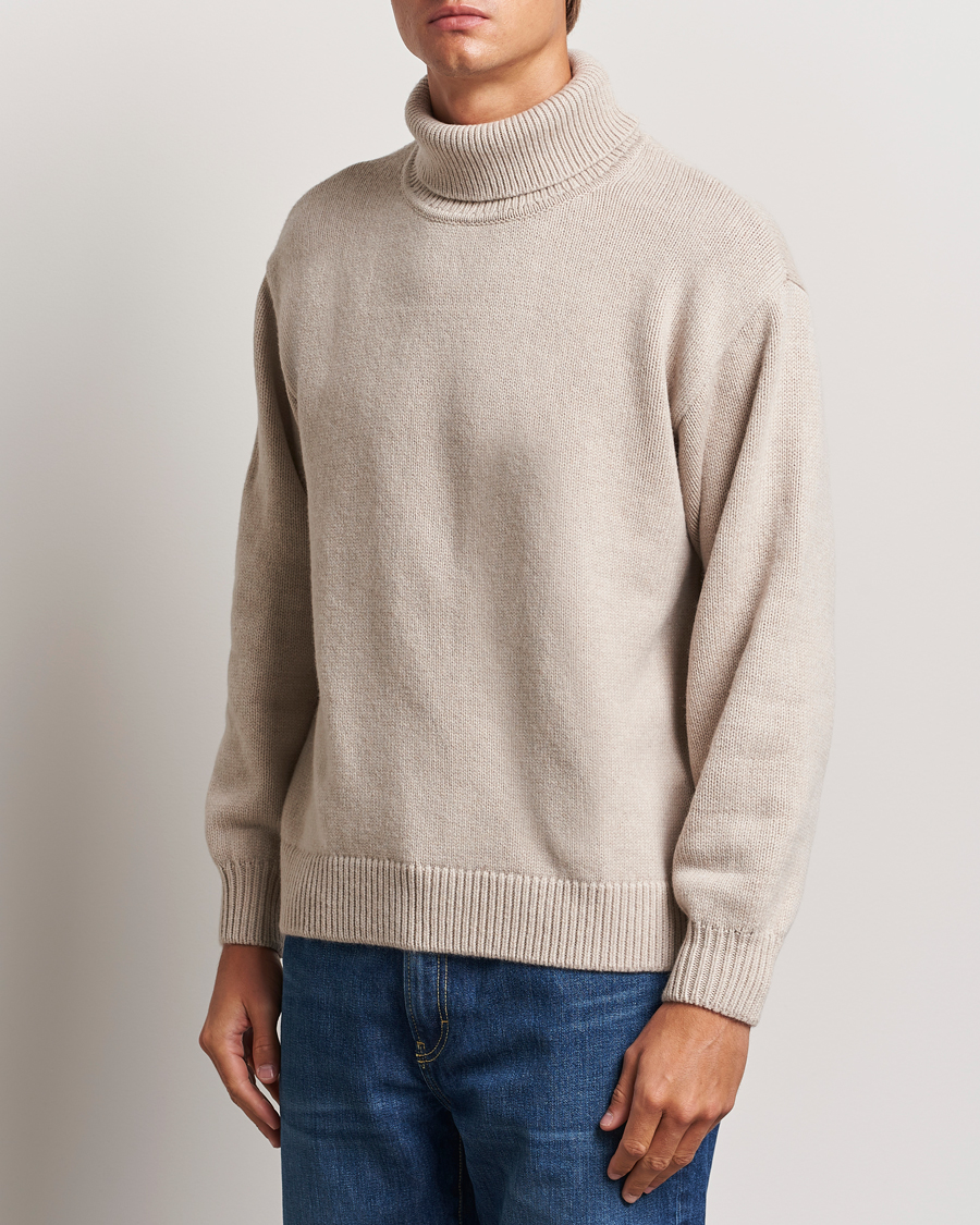 Mies |  | Colorful Standard | Merino Wool Turtleneck Ivory White