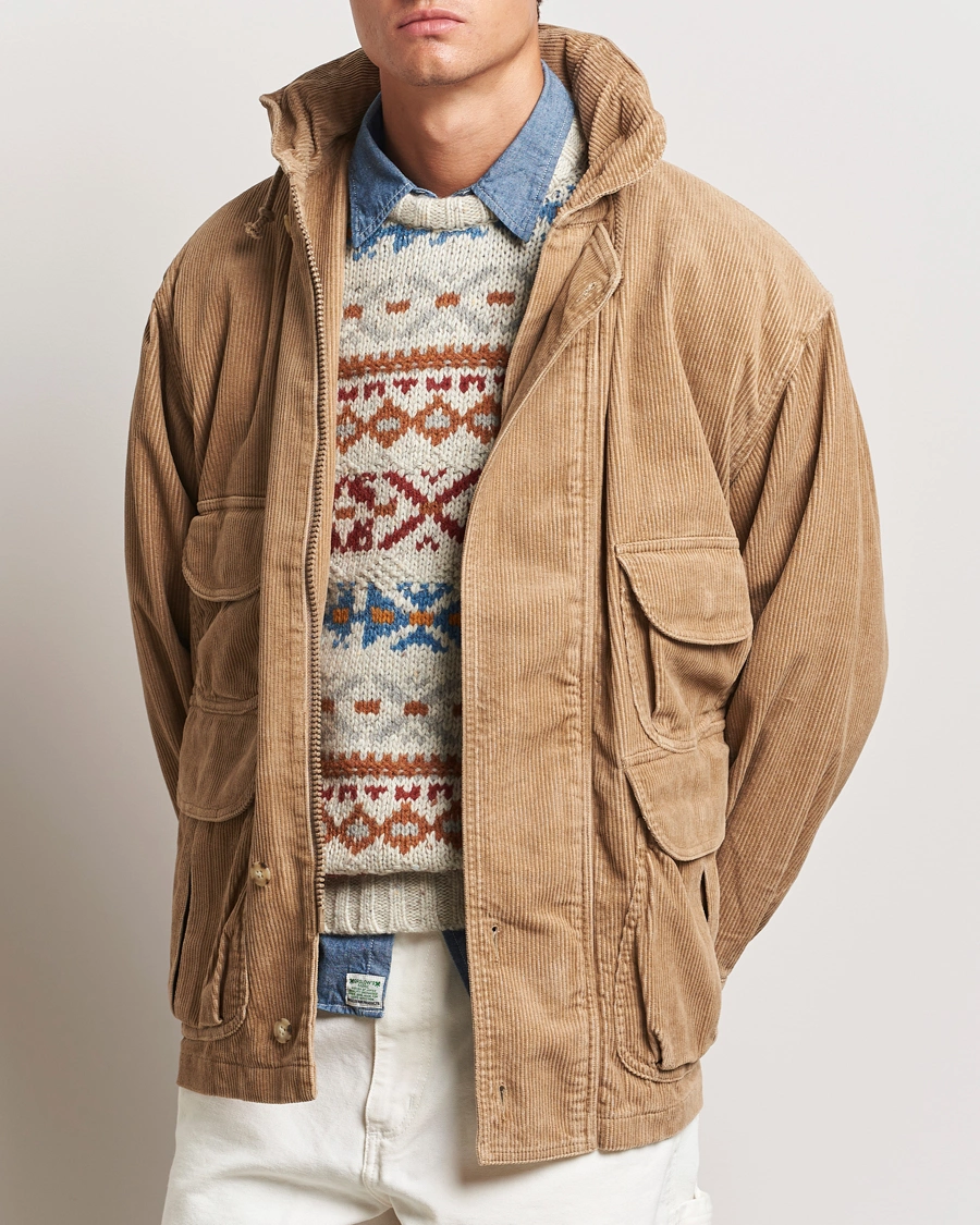 Mies |  | BEAMS PLUS | Corduroy Field Coat Khaki