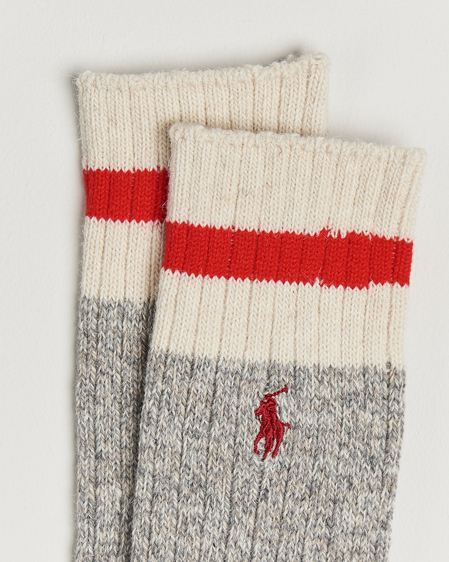 Mies |  | Polo Ralph Lauren | Wool Rag Boot Sock Grey Heather