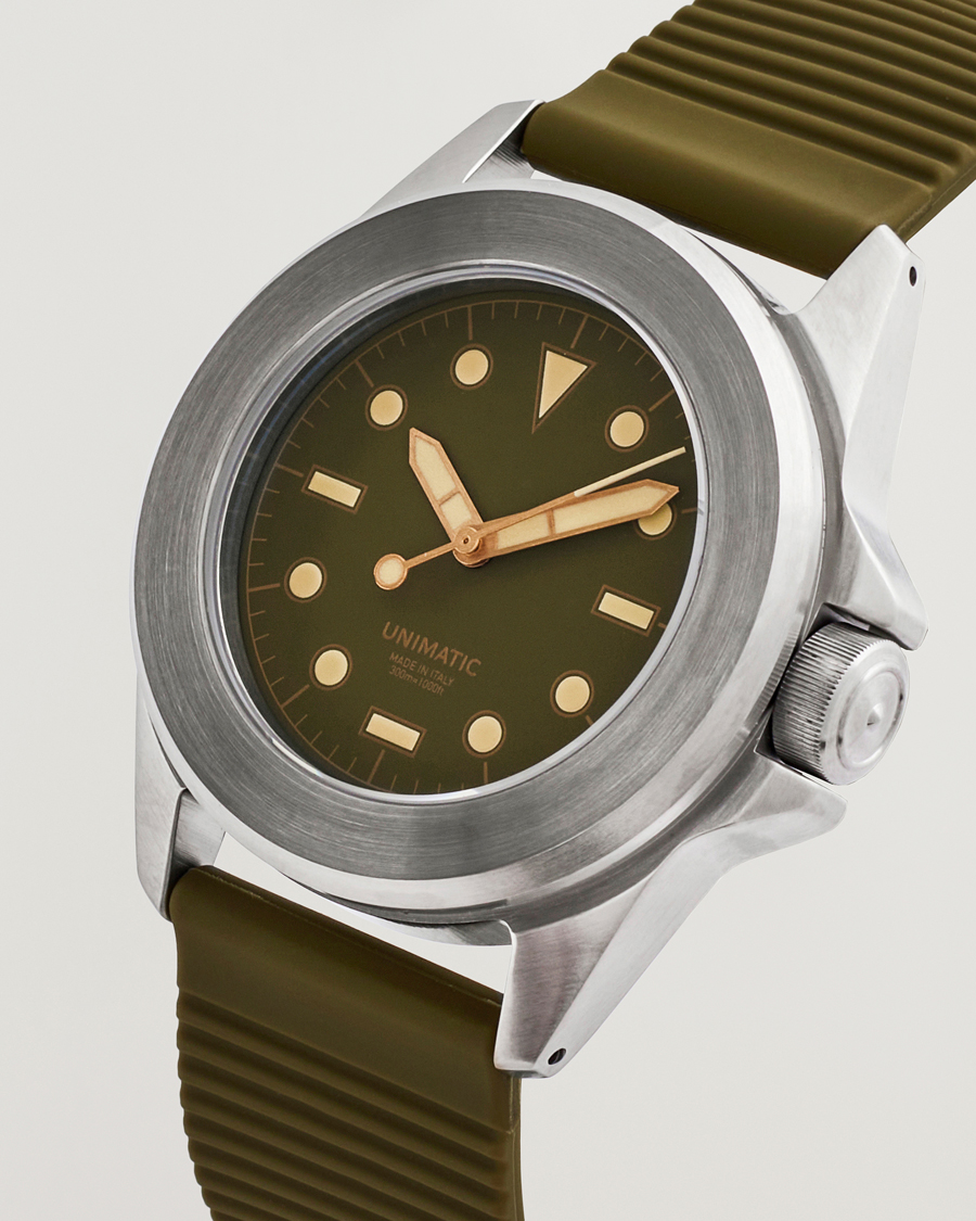 Mies |  | UNIMATIC | Modello Quattro - Limited Watch Olive