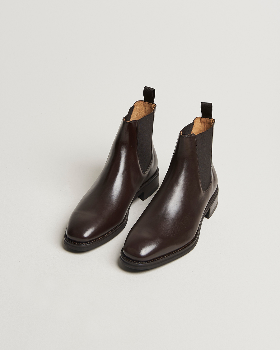 Mies |  | Oscar Jacobson | Chelsea Boots Dark Mud Brown