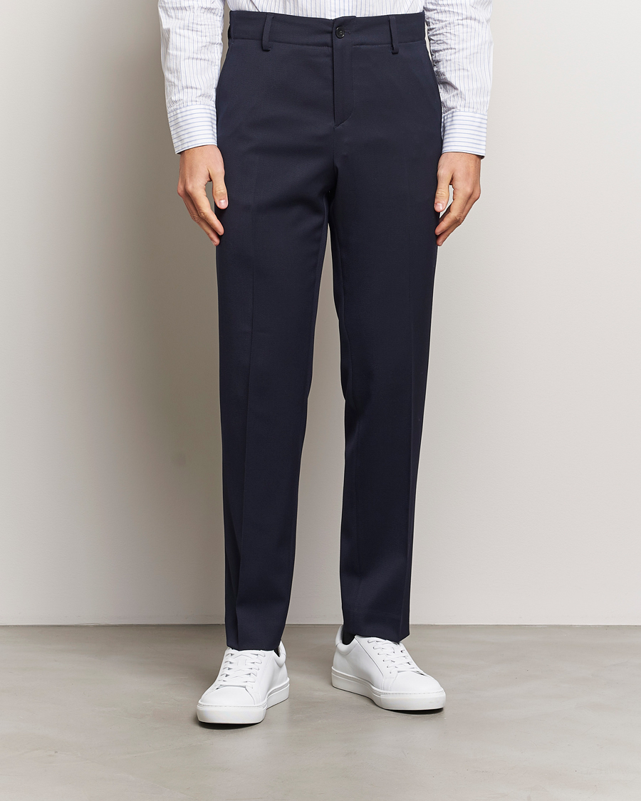 Mies |  | Filippa K | Tailored Drawstring Trousers Navy