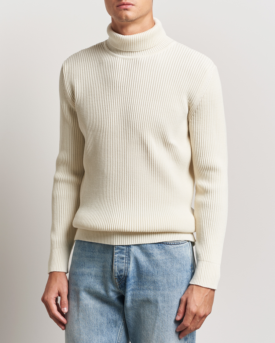 Mies |  | S.N.S. Herning | Fender Wool Rollneck Sweater Natural White