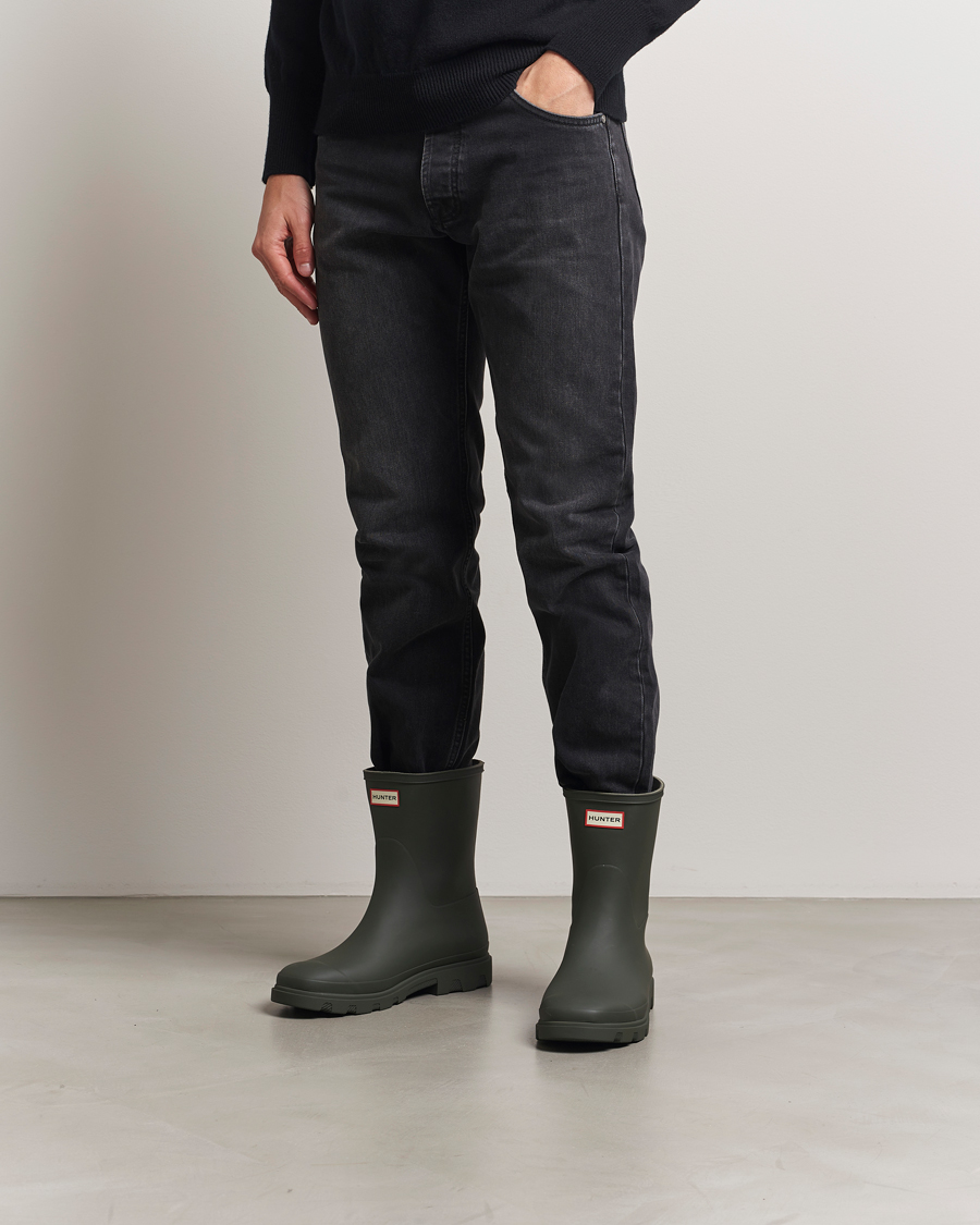 Mies | Kalossit & Kumisaappaat | Hunter Boots | Downpour Short Boot Dark Olive