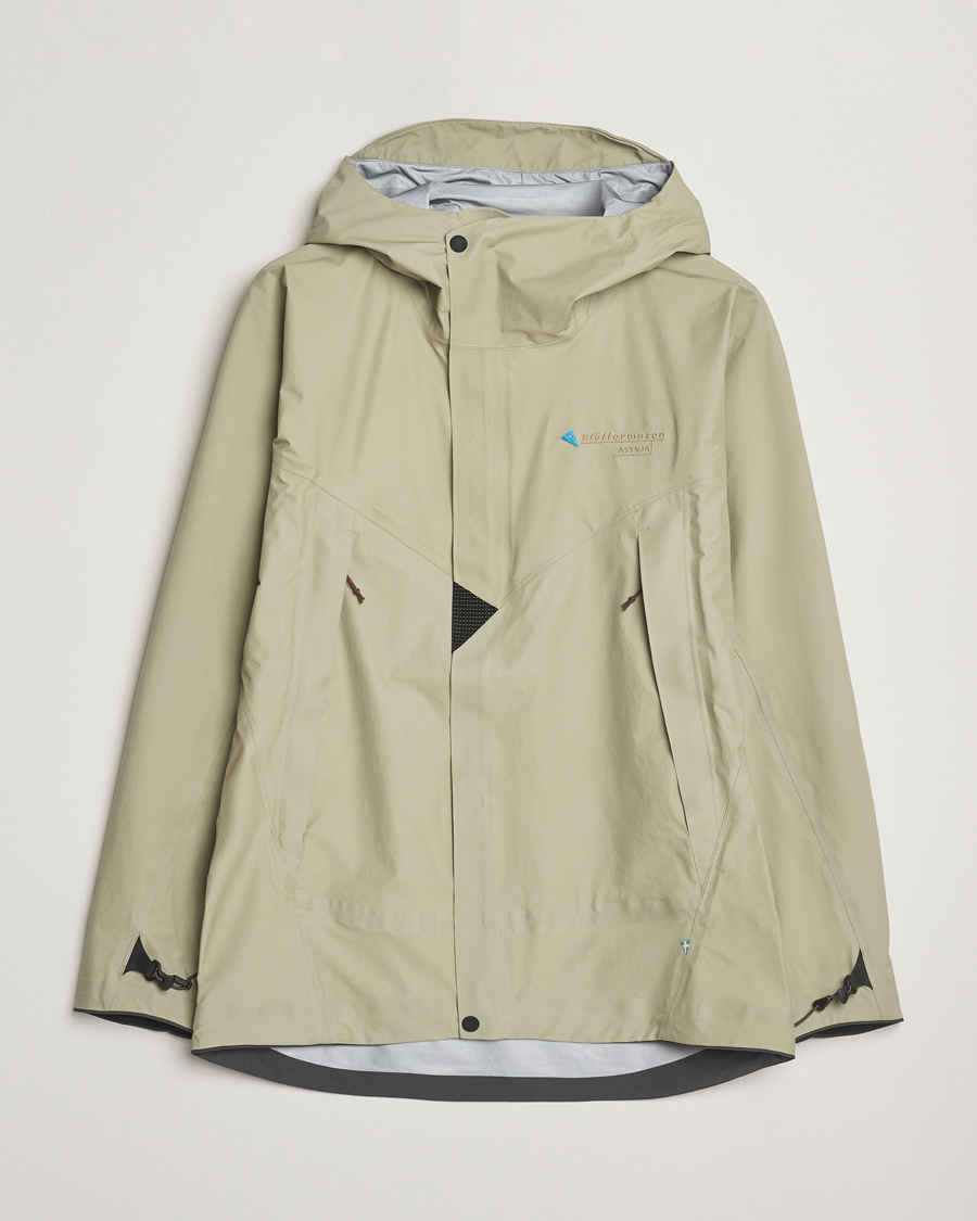 Mies | Takit | Klättermusen | Asynja Lightweight Waterproof Jacket Silver Green