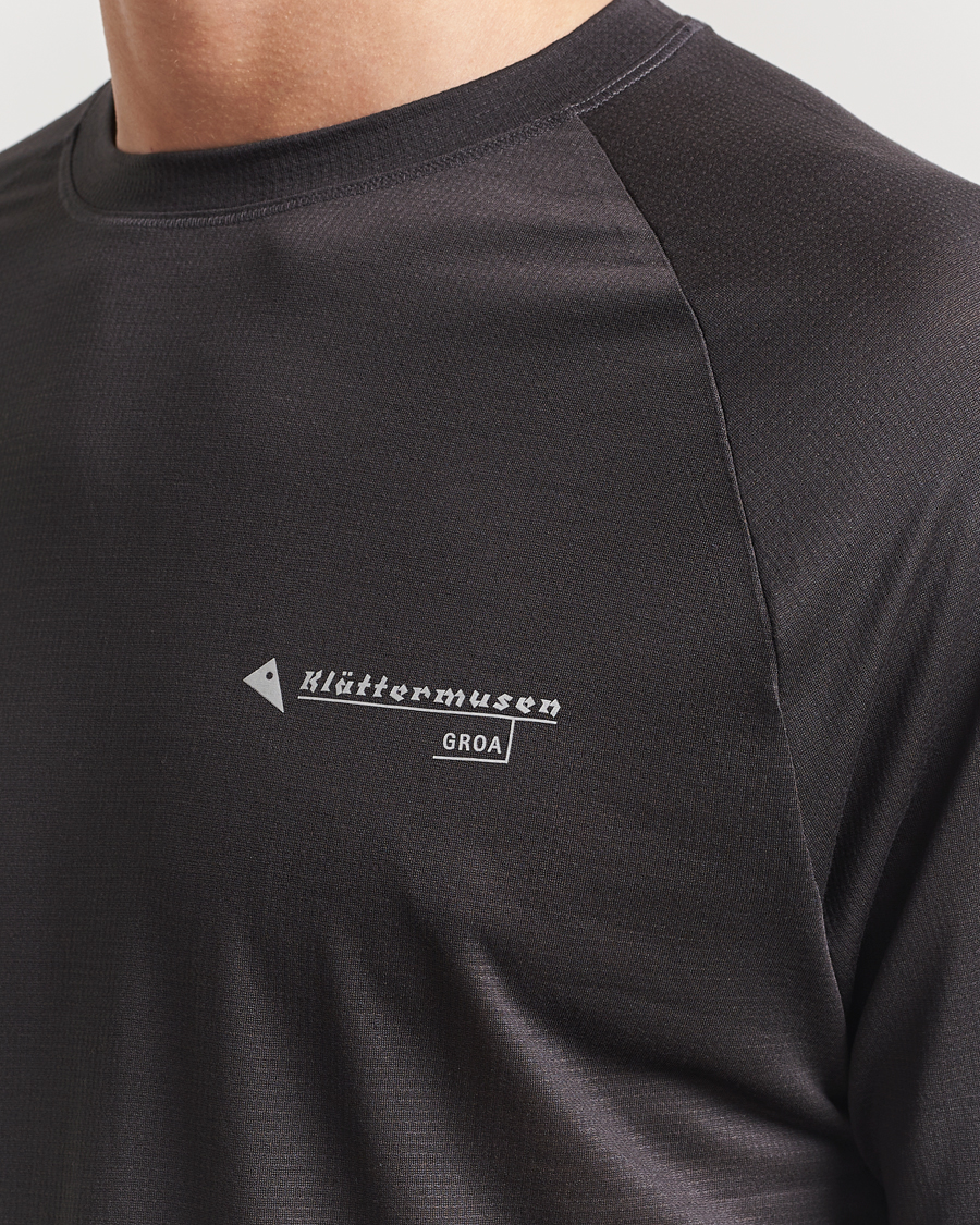 Mies | T-paidat | Klättermusen | Groa Long Sleeve T-Shirt Raven