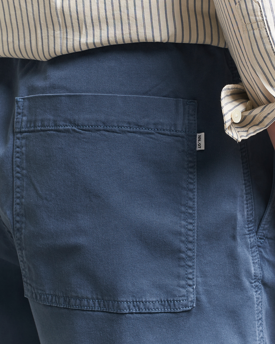 Mies | Shortsit | NN07 | Gregor Drawstring Shorts Bering Blue