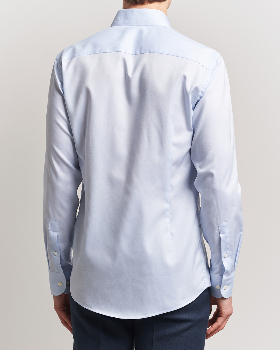 Mies | Kauluspaidat | Eton | Slim Fit Wrinkle Free Oxford Shirt Light Blue