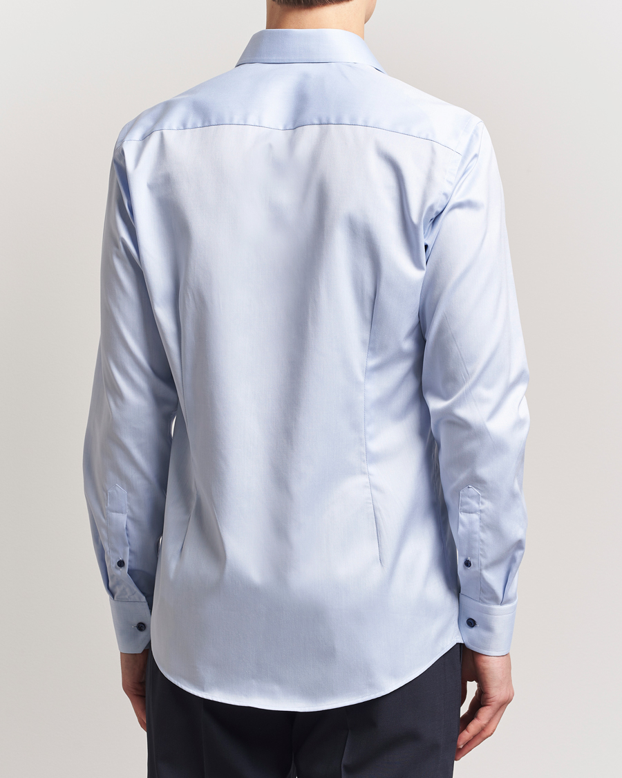 Mies | Kauluspaidat | Eton | Slim Fit Signature Twill Contrast Shirt Light Blue