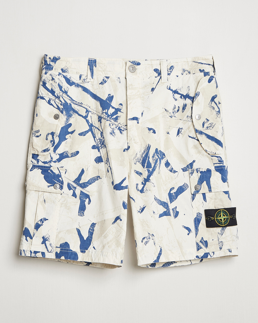 Mies | Shortsit | Stone Island | Stretch Ripstop Camo Shorts Desert