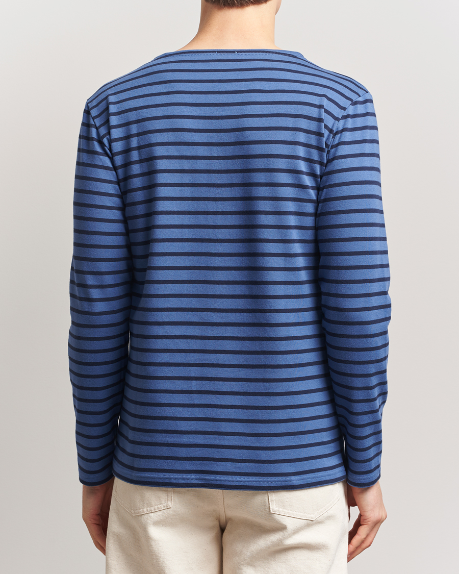 Mies | T-paidat | Armor-lux | Houat Héritage Stripe Long Sleeve T-Shirt Obscure/Deep Marine