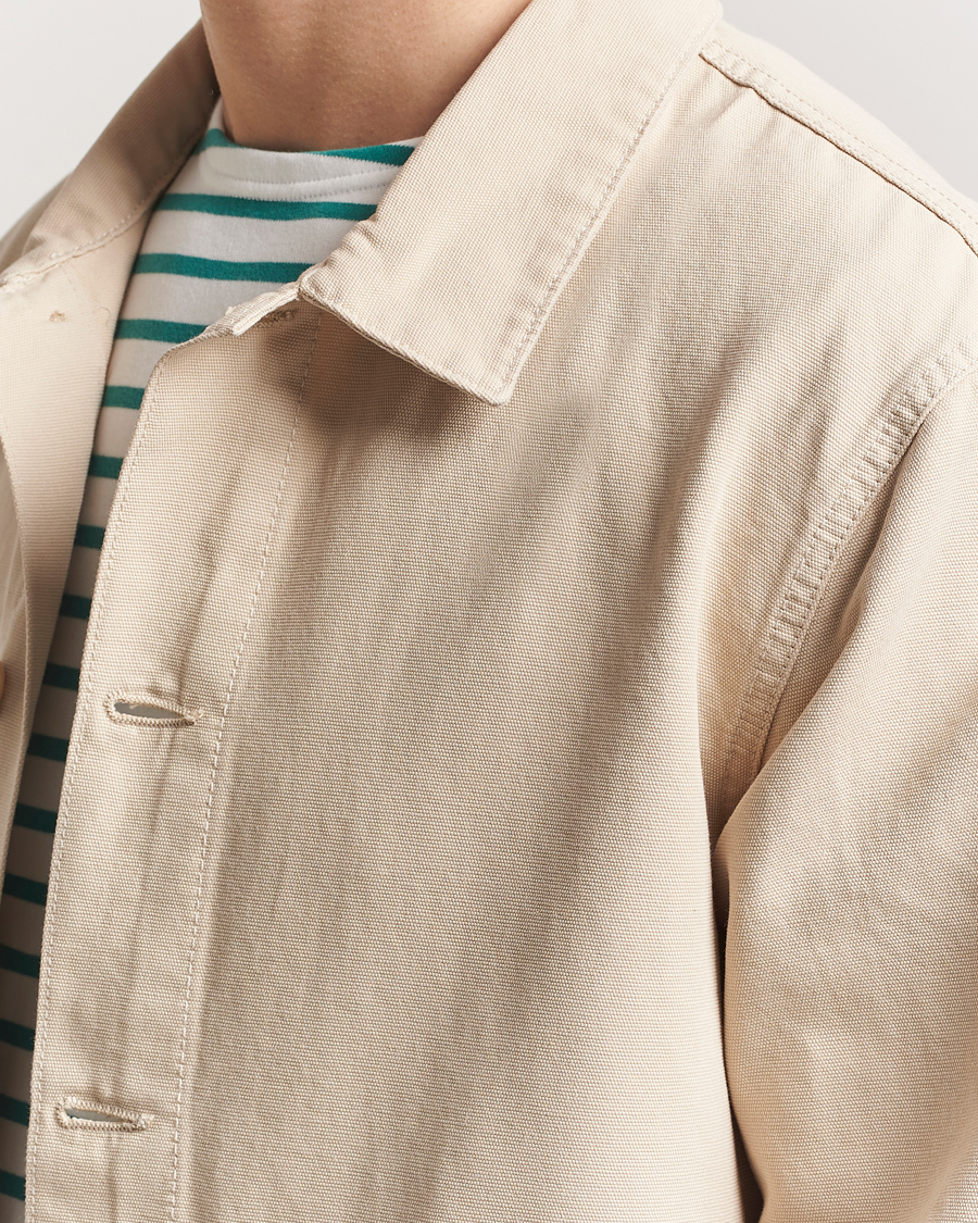 Mies | Kauluspaidat | Armor-lux | Veste Pecheur Heritage Overshirt Oyster Clair