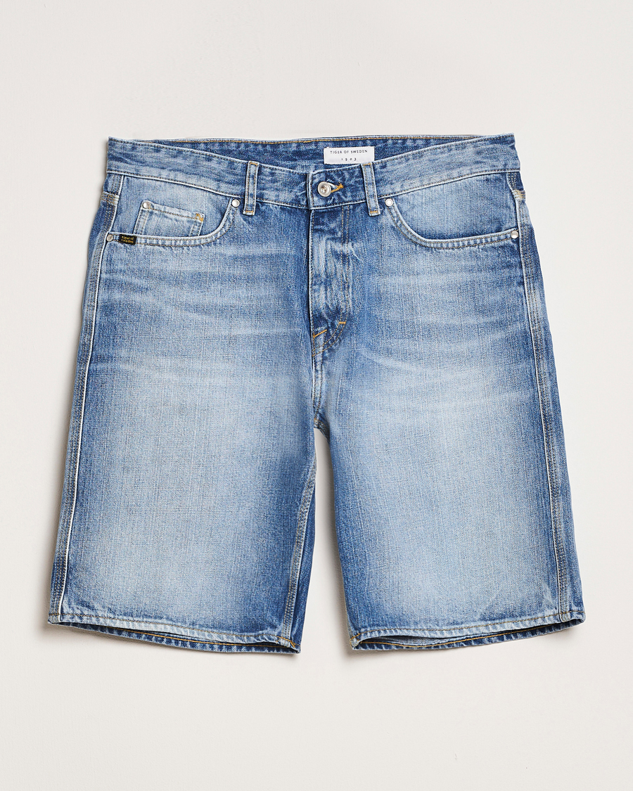Mies | Shortsit | Tiger of Sweden | Kylian Denim Shorts Medium Blue