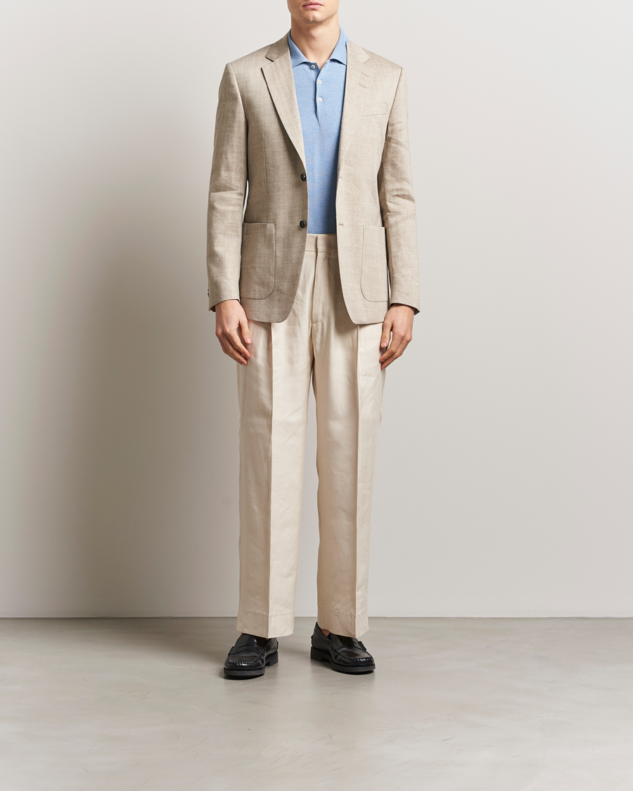 Mies | Pikkutakit | Tiger of Sweden | Justin Linen/Wool Blazer Soft Latte