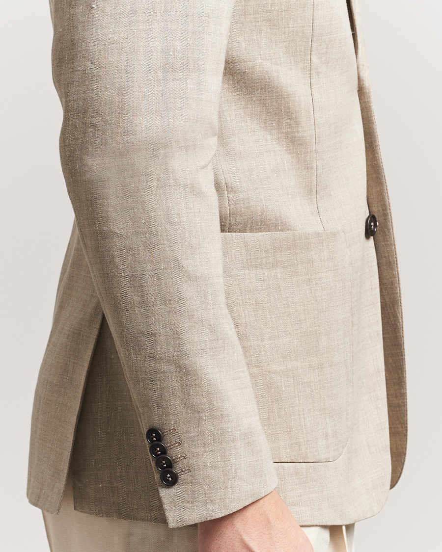 Mies | Pikkutakit | Tiger of Sweden | Justin Linen/Wool Blazer Soft Latte