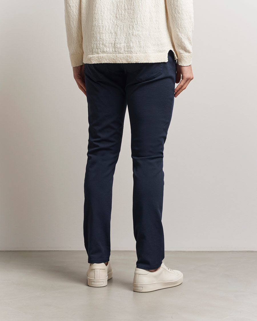 Mies | Housut | Dondup | George Gabardine 5-Pocket Pants Navy